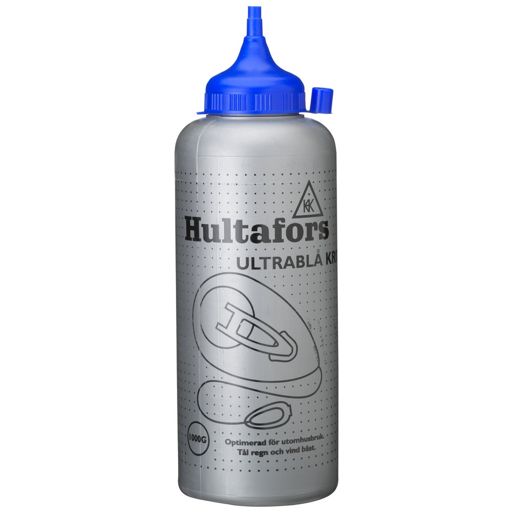 Hultafors slaglijnkrijt donkerblauw - 1000 gram - hu652641 hu652641