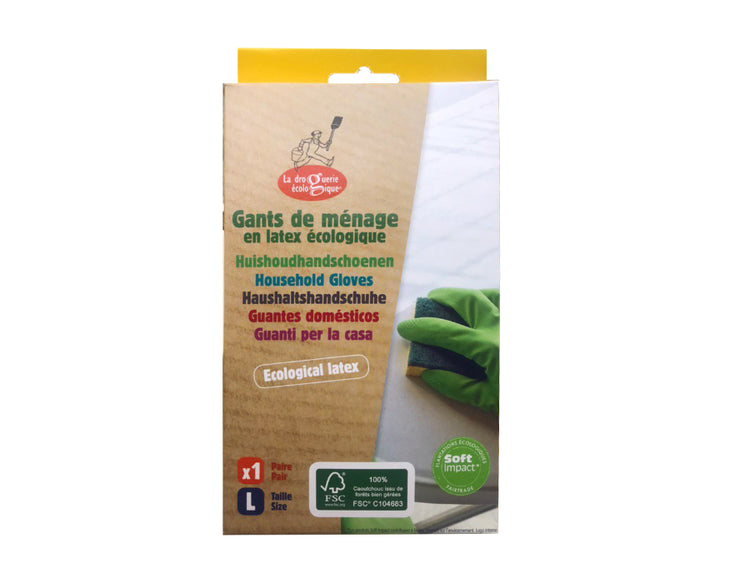 La droguerie écologique huishoudhandschoenen - natuurlatex fsc - m