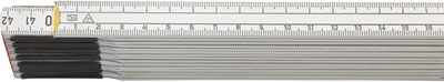 Hultafors duimstok p600 3m | wit - hu106729