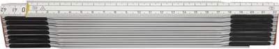 Hultafors duimstok p600 3m | wit - hu106729