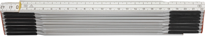 Hultafors duimstok p600 3m | wit - hu106729