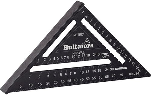 Hultafors rafter square 0-90 graden 18 cm - hu257010
