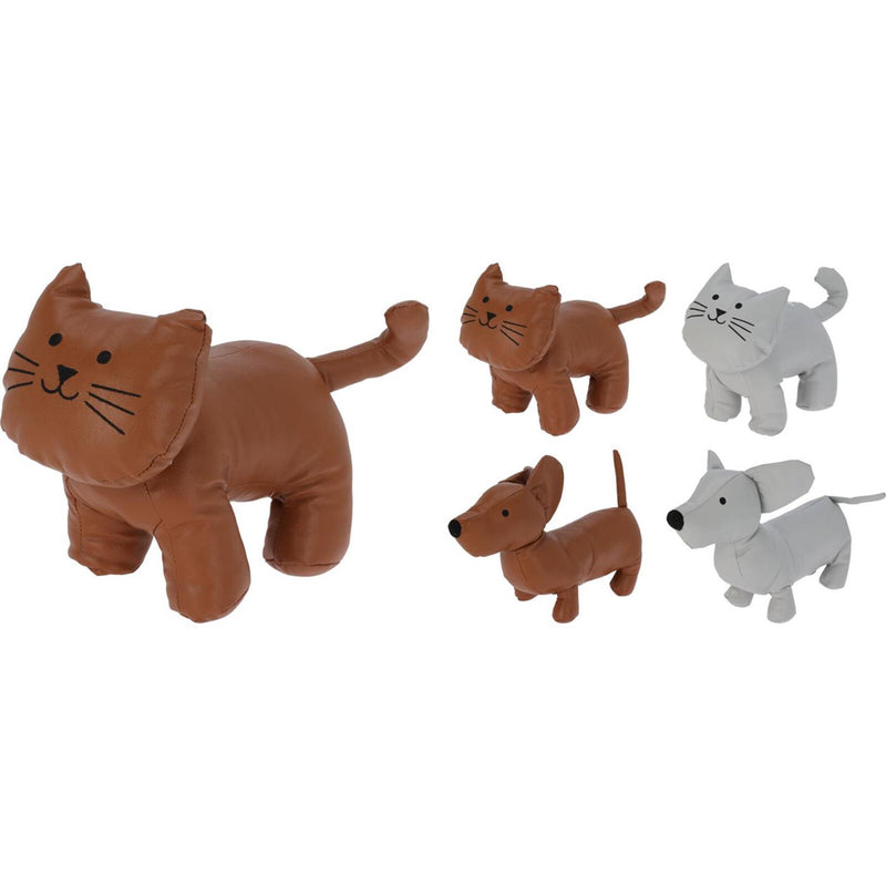 Home styling deurstopper kat of hond