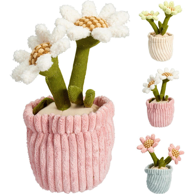 Home styling deurstopper bloem 24cm ribstof