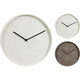 Home styling wandklok ø30cm 2 assorti wandklok modern ø30cm wit of taupe