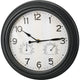 Home styling wandklok zwart 30 cm rond