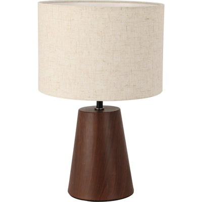 Home styling tafellamp metaal met beige kap