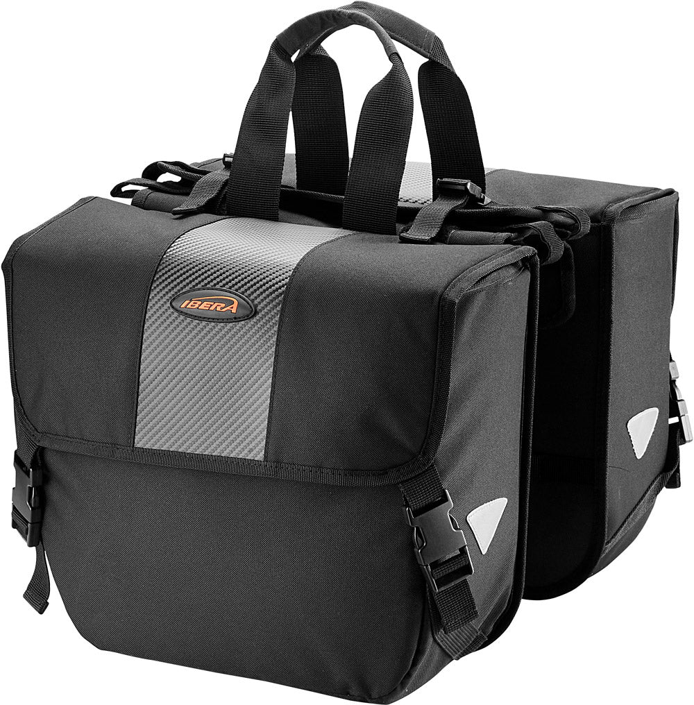 Ibera ib-ba27 adjustable panniers - universal panniers