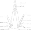 IceToolz Multitool LifeGuard 15-functies, roestvrij staal