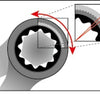 Steek- Ring-Ratelsleutel Icetoolz 8Mm