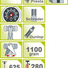 Icetoolz 240a451 hogedrukpomp voetpomp staal met meter 160psi geel