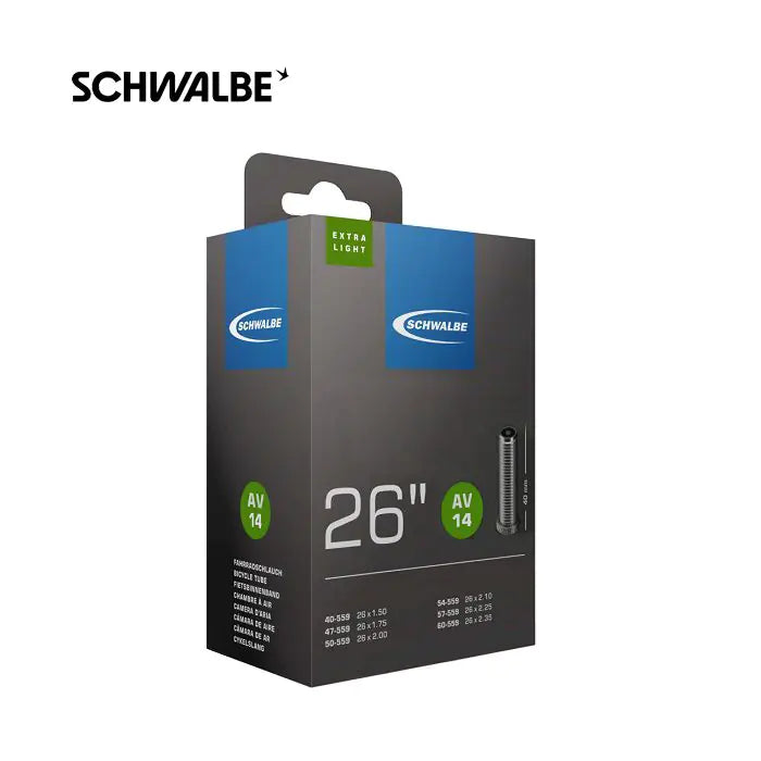 Schwalbe Binnenband AV14 Extra Light 26 40 62-559 40mm ventiel