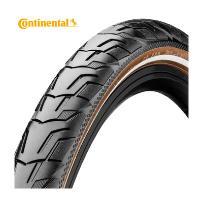Continental buitenband r 37-622 conti ride city zwart bruin