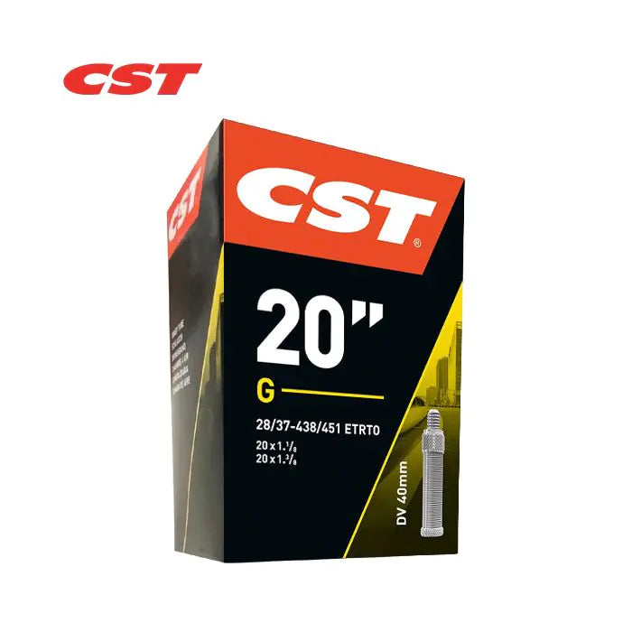 Cst binnenband 20x1 3 8 - etrto 28 37-438 451 - dunlop ventiel 40mm - geschikt voor 20-inch wielen