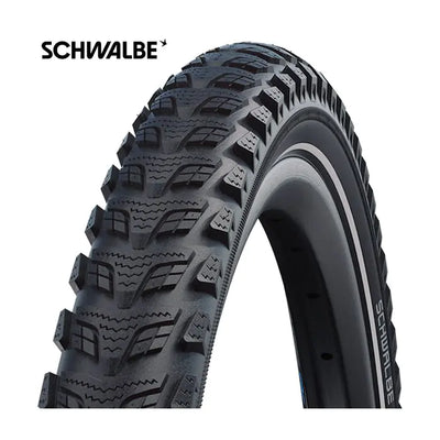 Buitenband Schwalbe Marathon 365 GreenGuard 28 x 1.40 37-622mm - zwart met reflectie