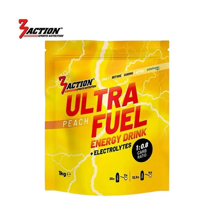 3action ultra fuel energy drink peach 1 kg 1201001115