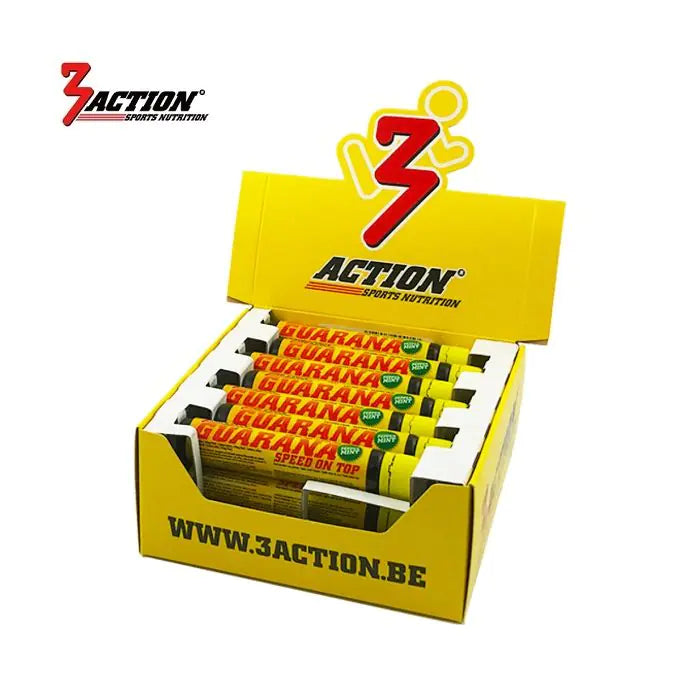 3action guarana finalekoker ampul 25 ml - displaydoos 21 stuks - 1202010001