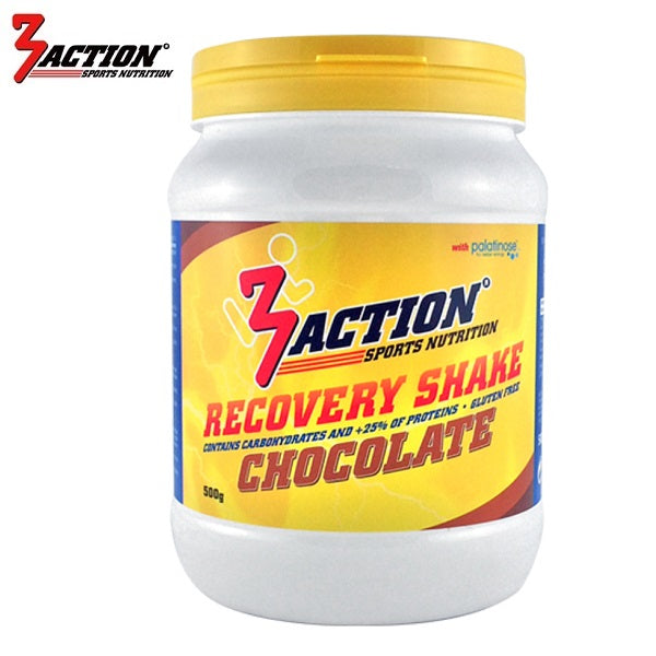 3action recovery shake chocolate 500 gram 1201000041