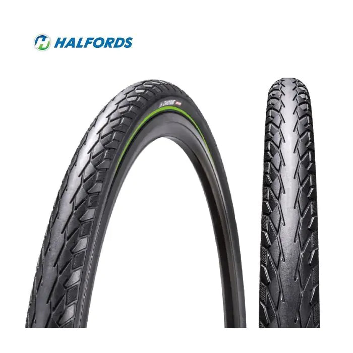 Halfords 28x1 1 2 (40-635) anti-lek zwart reflex draad 311033
