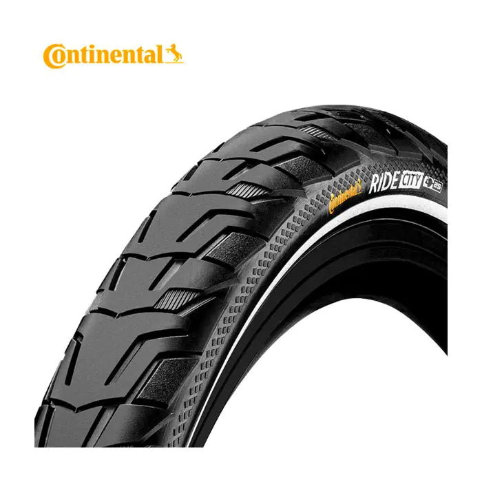 Continental buitenband ride city 26x1.75 (47-559) zwart reflex