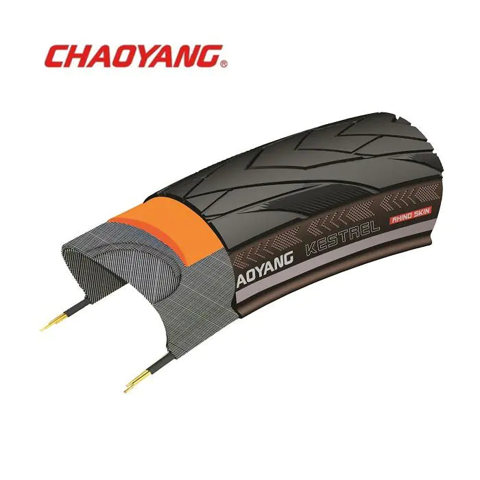 Chaoyang 28x1.75 (47-622) kestrel zwart reflex draad met 5 mm anti-lek w211162