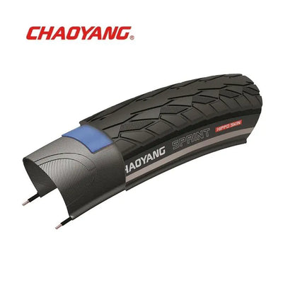 Chaoyang 28x1.75 (47-622) sprint zwart reflex draad met 1.5 mm kevlar-floc anti-lek eba0205001w