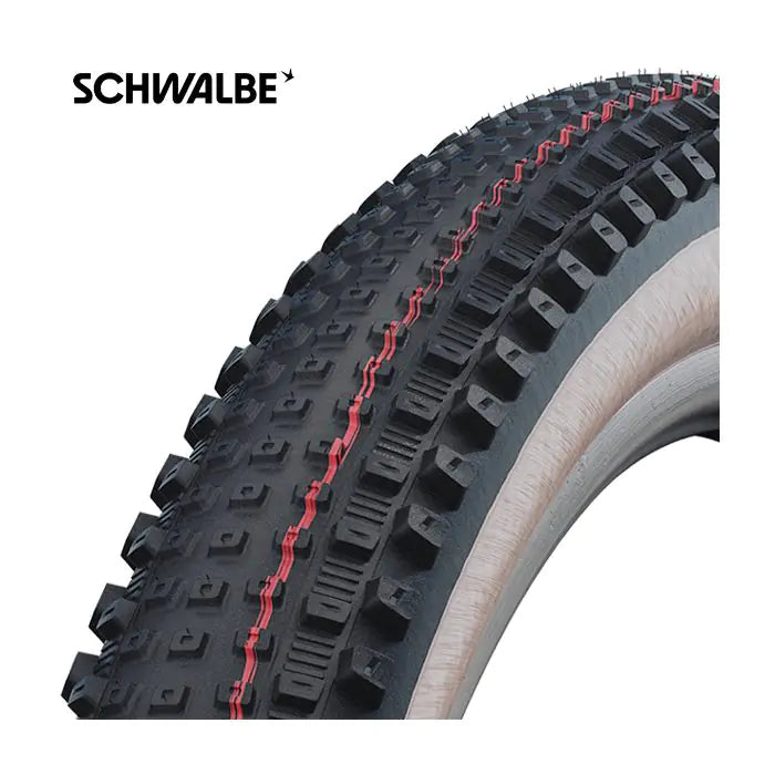 Schwalbe rick xc pro evo speed tlr buitenband - transparent sidewall 2.25