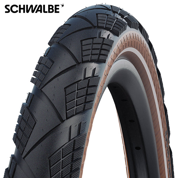 Schwalbe 27,5x2.35 (60-584) marathon efficiency superrace v-guard zwart transp. reflex vouw 11654424