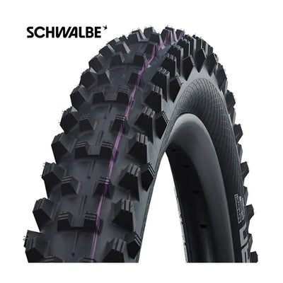 Schwalbe dirty dan - tle - addix ultra soft - super downhill - 29x2.35 - black