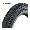 Schwalbe marathon mondial pro - folding - addix - v-guard - 27.5x2.40 - black + reflex