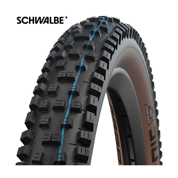Vouwband Schwalbe Nobby Nic Super Ground 27.5 x 2.40 62-584 mm - bronze sidewall