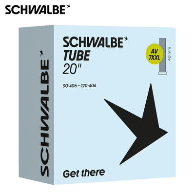 Schwalbe fatbike binnenband - 20x4.00-4.90 - schrader ventiel 40mm - duurzaam en betrouwbaar