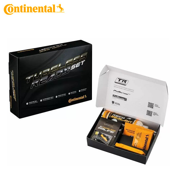 Continental tubeless ready set (tl-velglint 25 mm 2 st. tl-ventielen s42, sealant) 0140092