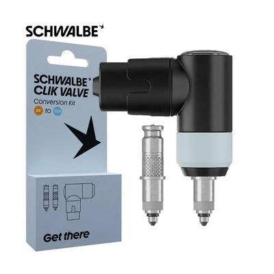 Schwalbe ventiel conversiekit clik dv-scv + pompkop
