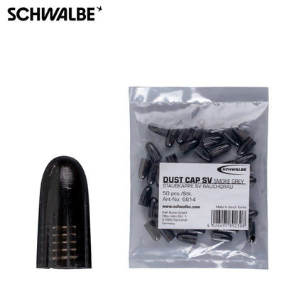 Schwalbe Stofdop smoke sv met magneet 50 stuks