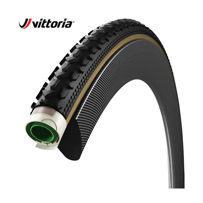 Vittoria tube 33-622 terreno mix met grafeen g+ zwart transparant