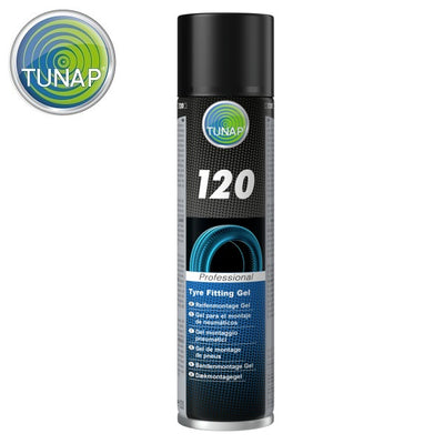 Tunap sports tyre fitting gel 120 professional 400 ml tunap (vpe=12st)