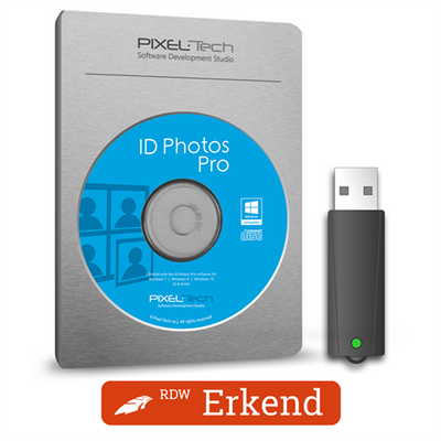 Pixel-Tech IdPhotos Pasfoto Software op Dongel