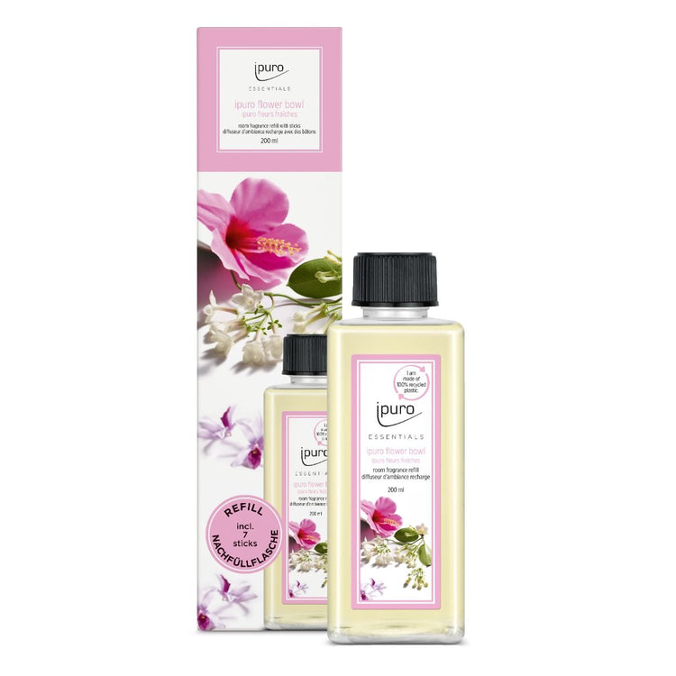 Ipuro geurdiffuser navulling flower bowl 200ml