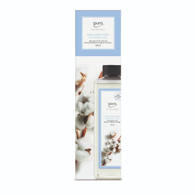Ipuro geurdiffuser navulling cotton fields 500ml