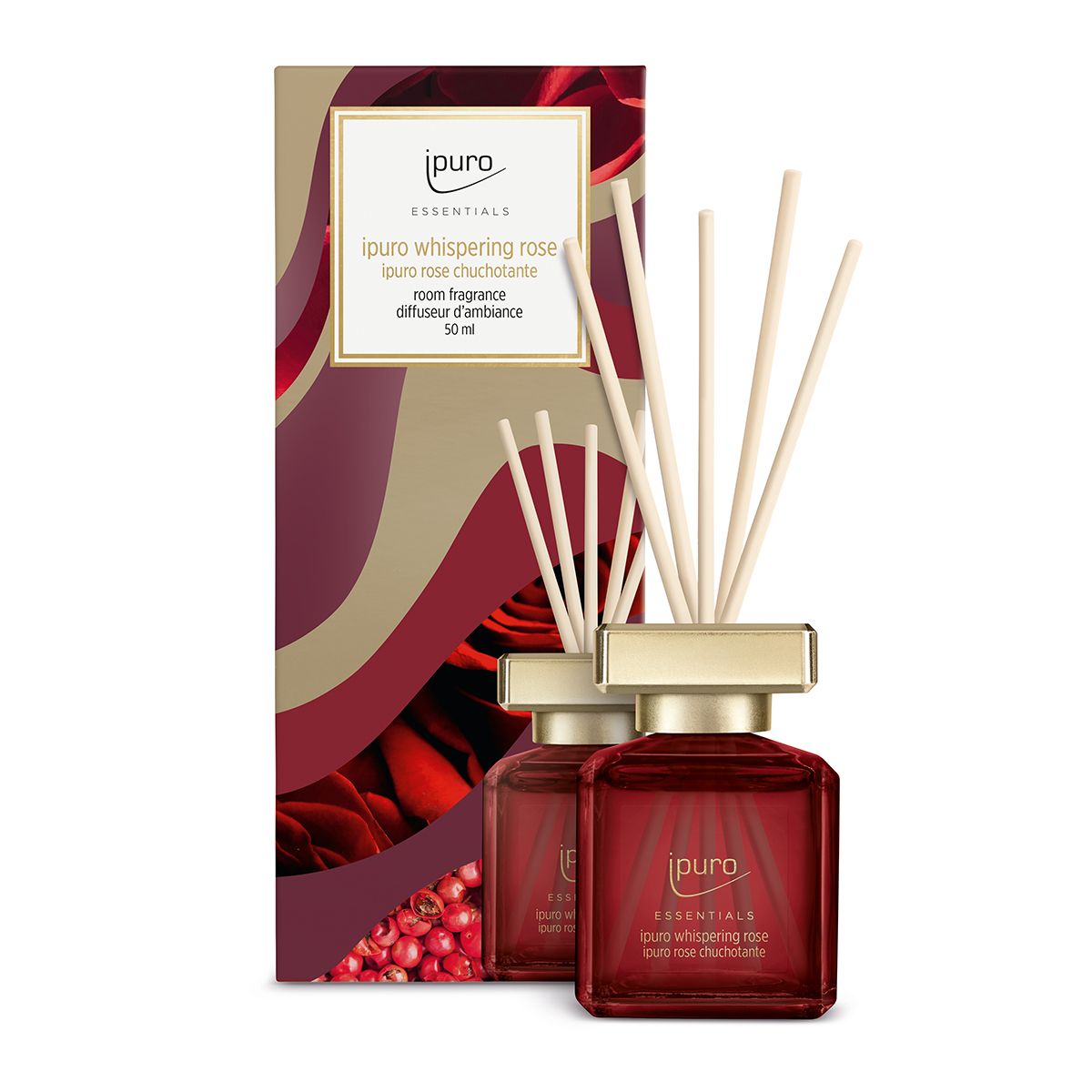 Ipuro geurdiffuser whispering rose 50ml