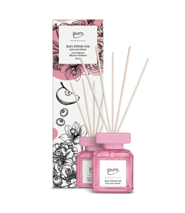 Ipuro geurdiffuser intense rose 100ml