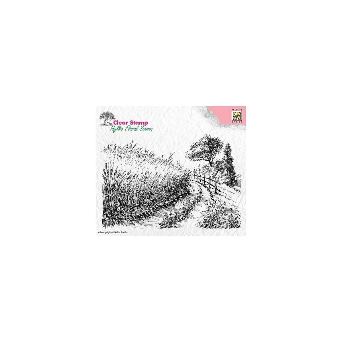 Nellie's choice • idyllic floral scenes clear stempel cornfields and country road