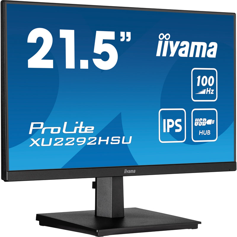 Iiyama prolite xu2292hsu-b6 21.5 monitor (zwart, hdmi, displayport, 4x usb-a)