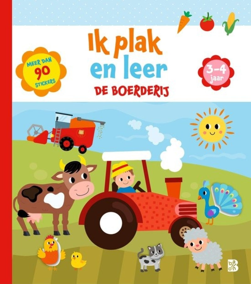 Ballon ik plak en leer: boerderij (3-4 jaar)