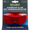 Ikzilight achterlicht batterij aan uit 3xled 50 mm op kaart