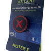 Buzaglo ikzilight achterlicht mr x met 4014 led, usb-oplaadbaar