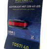 Buzaglo ikzilight achterlicht tosti 40 cob led, usb-oplaadbaar