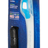 Ikzi light armband stripled 2x rode led, transparant blauw