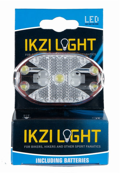 IKZI Light koplamp ovaal 5 led batterij stuurbocht